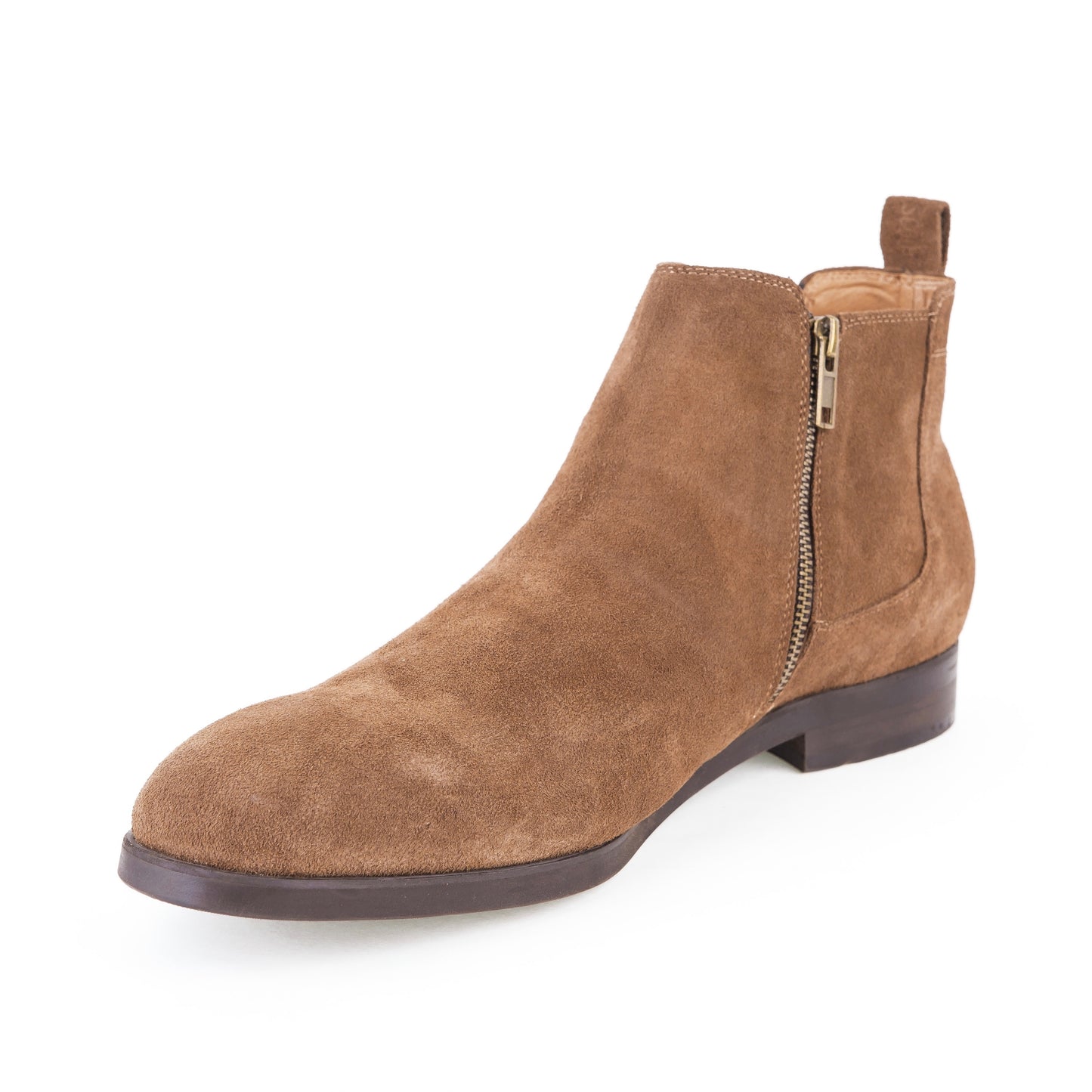 Tan suede boot