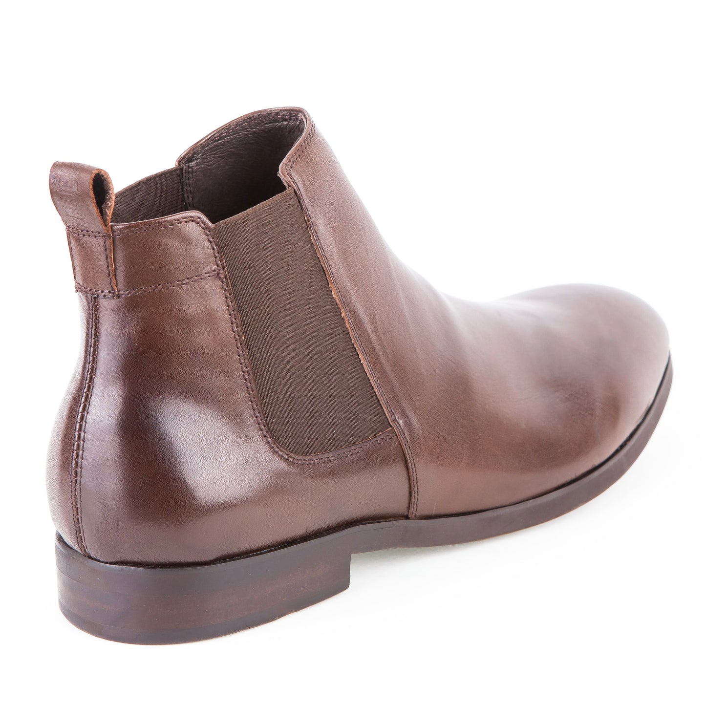Brown leather boot